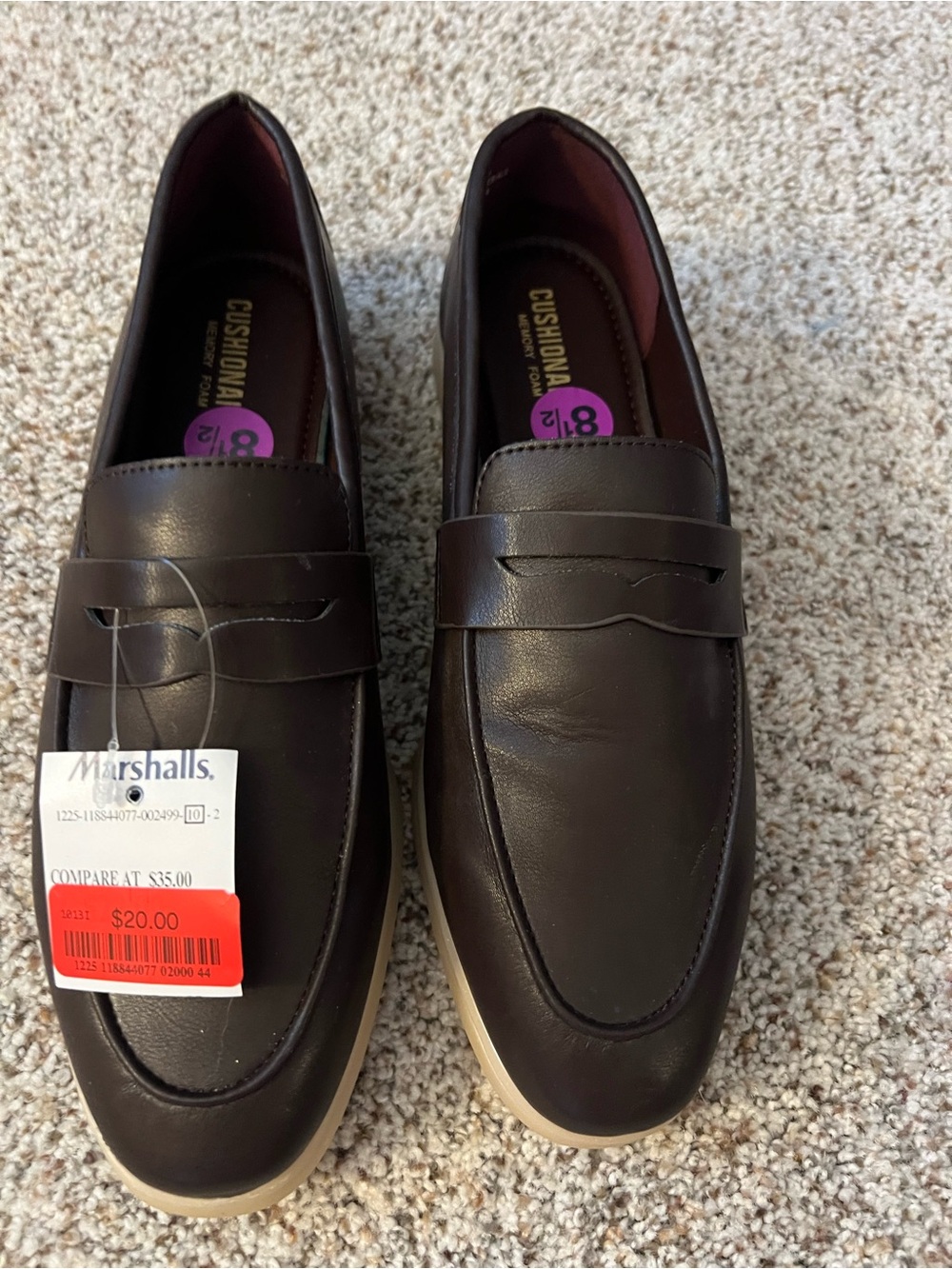 Women’s Dark Brown Cushioned Penny Loafers